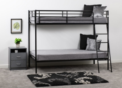 Image: 6984 - Brandon Bunk Bed - Black